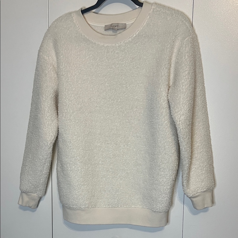 LOFT ❄️ Women's Cream Crew Neck